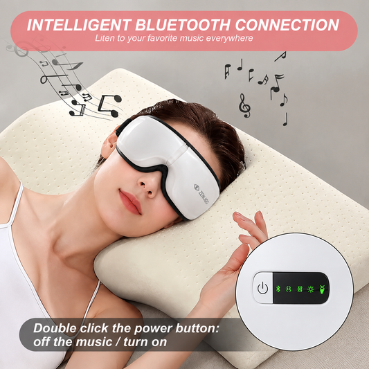 Zenligo Vibration & Heat Eye Massager with Wireless Music