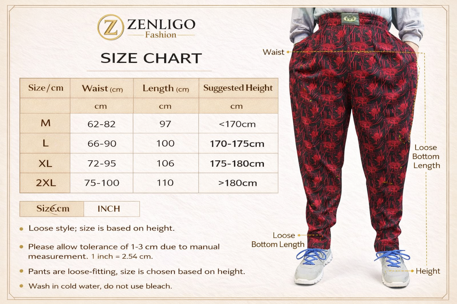 Men’s Cotton Workout Joggers – Loose Fit Training Pants