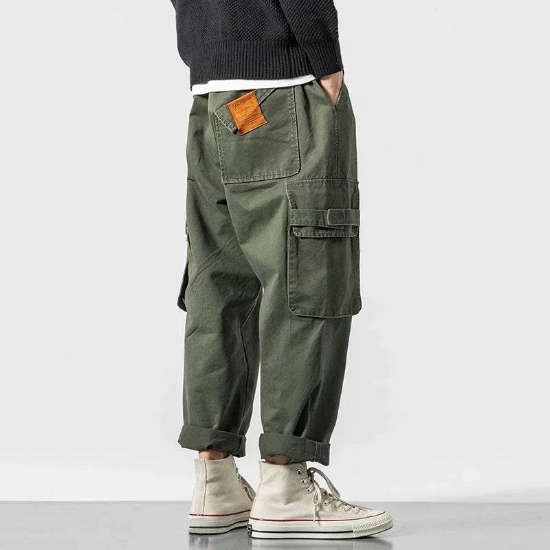 Men’s Baggy Cargo Pants – Casual Loose Fit Trousers