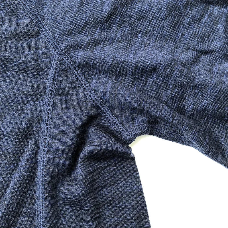 Men’s 100% Merino Wool Base Layer Top – Lightweight 150g Long Sleeve